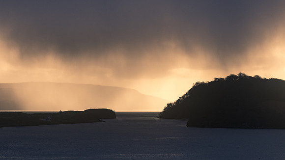 Snow Squalls in the Sound of Mull