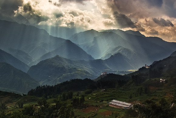 Storm Light Over Sapa