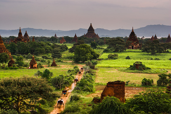 Horsecarts Of Bagan